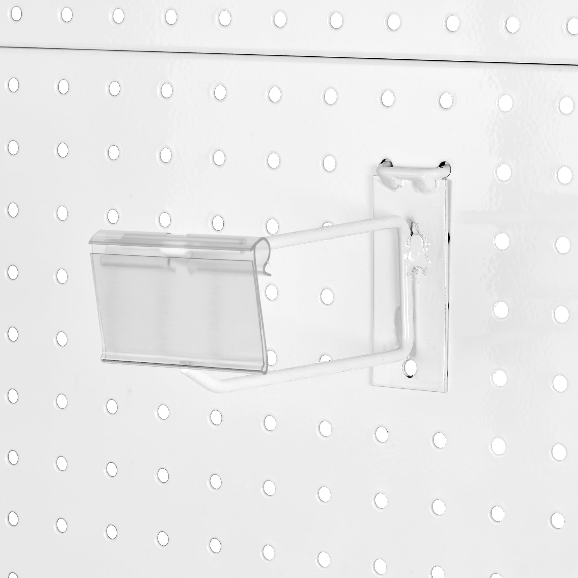 Gancho porta precio para panel perforado 5Pz
