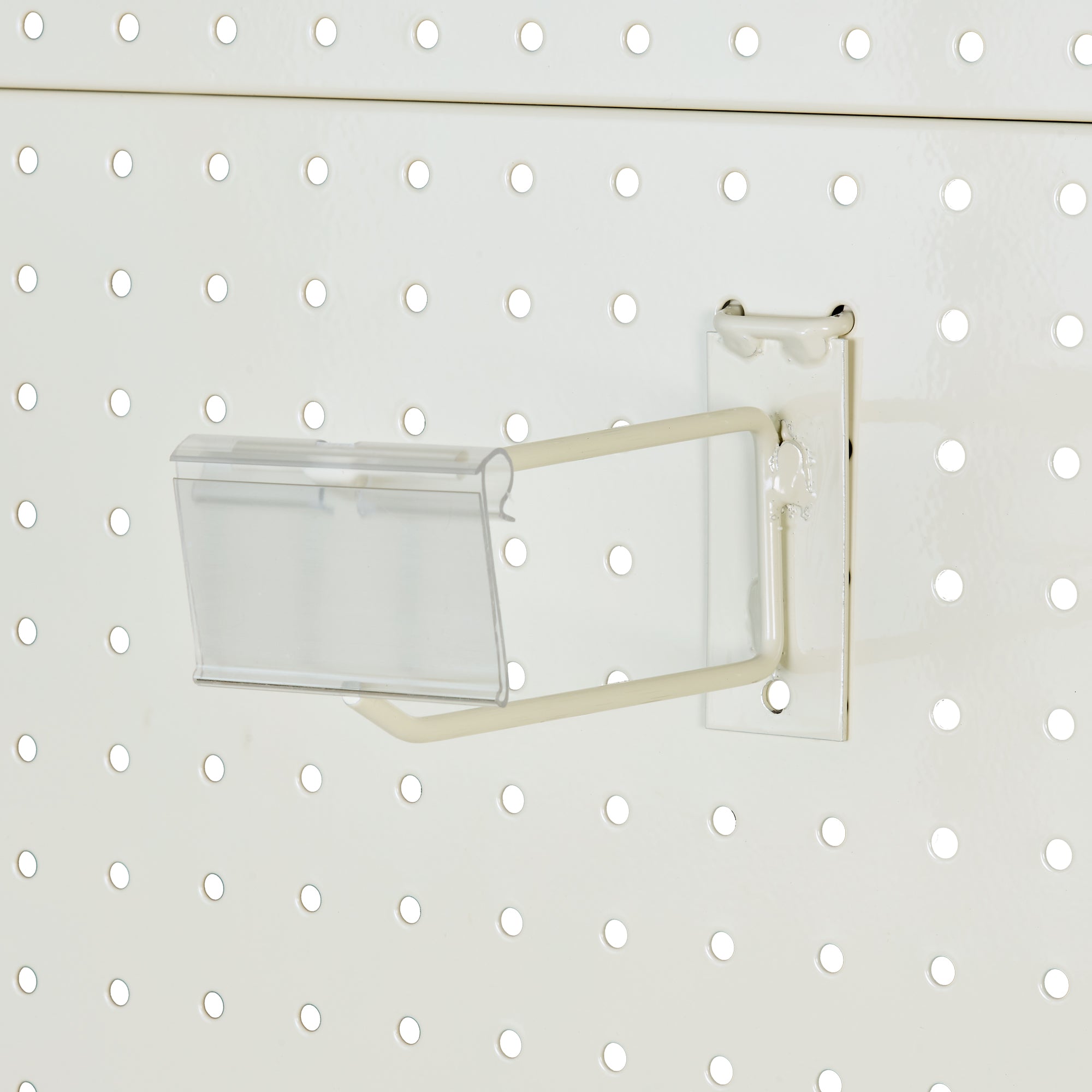 Gancho porta precio para panel perforado 5Pz