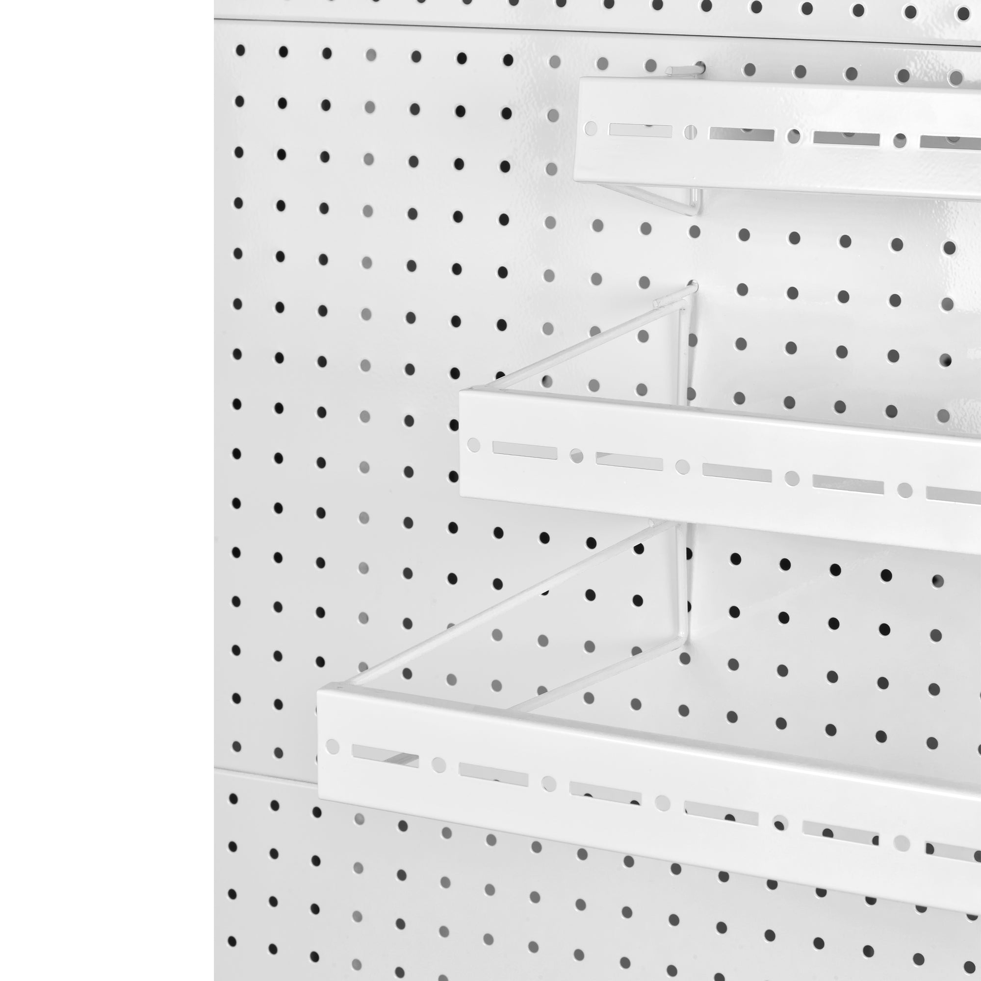 Juego de 3 barras tipo cascada para panel perforado