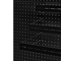 Juego de 3 barras tipo cascada para panel perforado